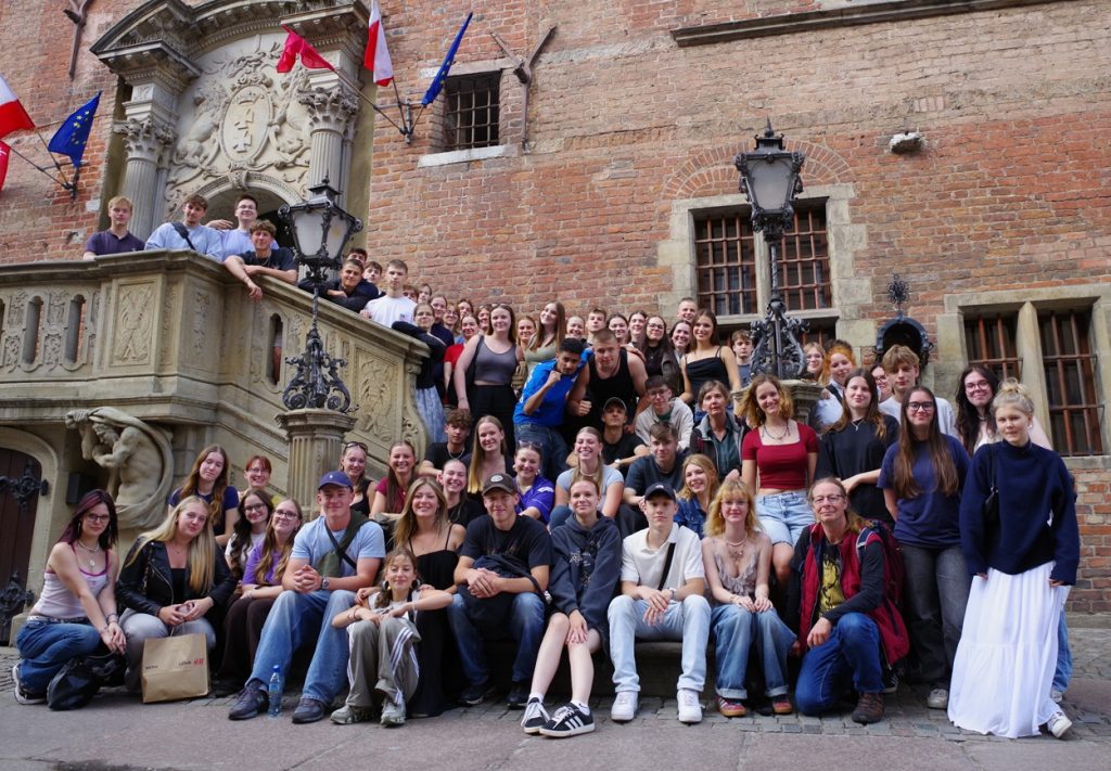 Klassenfoto Jahrgangsfahrt Danzig