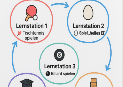 Stationen am Projekttag der FOS24